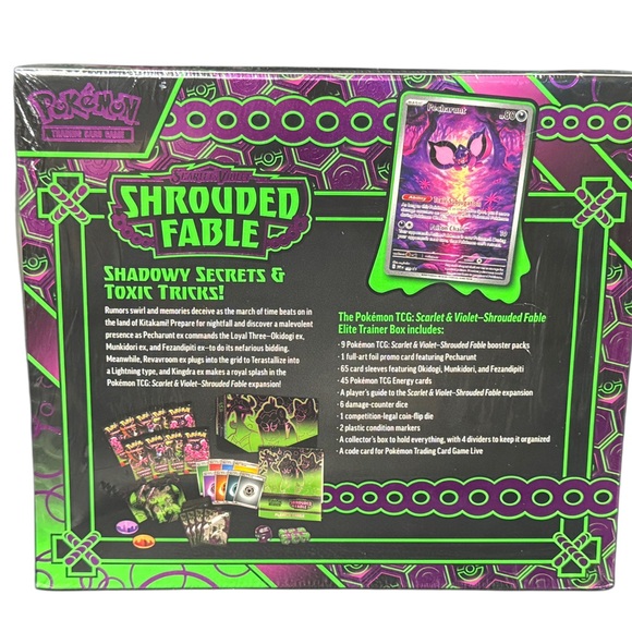 pokemon shrouded fable elite trainer box card list Pokémon TCG: Shadowy secrets Pokémon TCG: Scarlet & Violet-Shrouded